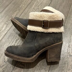 Dirty Laundry Brown Heeled Boots Size 7.5